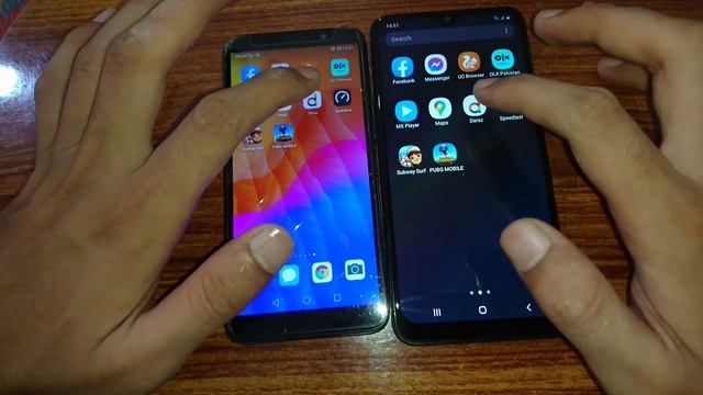 Huawei y5p 2020 vs Samsung a10s speed test. смотреть онлайн