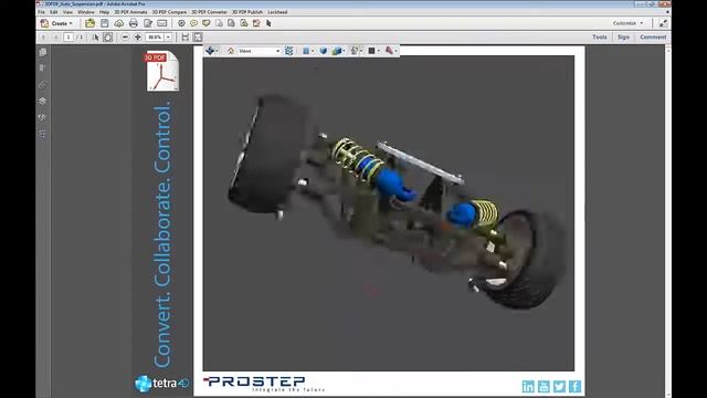 3D PDF Animation: Enabling Continuous Play