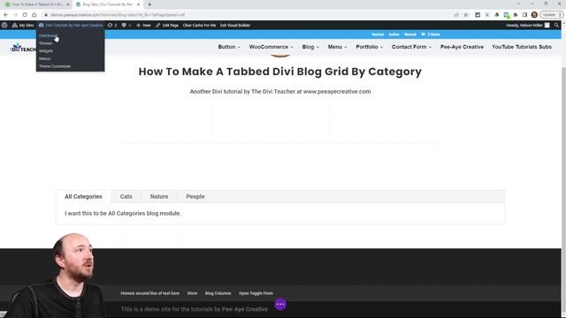 How To Make A Tabbed Divi Blog Grid By Category смотреть онлайн