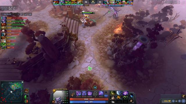 Faceless Void Dota 2 Gameplay Ana with 26 Kills and Nullifier - TI12 смотреть онлайн