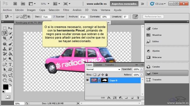 Curso de Photoshop CS5. Ejercicio 12. Extraer una imagen. смотреть онлайн