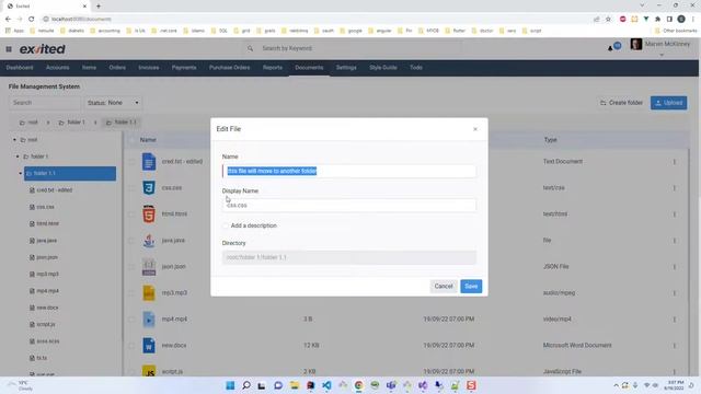 File Management System - Vue.js смотреть онлайн