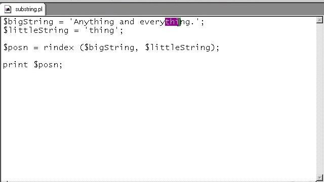 Perl Tutorials -Part 48- Locating a substring: 2 смотреть онлайн