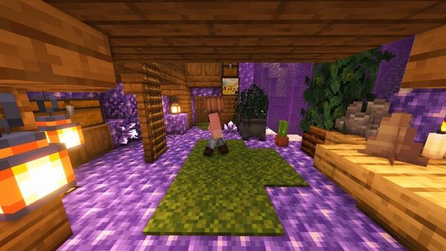 Minecraft | How to Build an Amethyst Geode House / Underground Cave Base | Aesthetic Tutorial смотреть онлайн