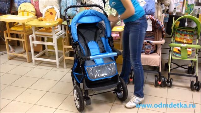 Обзор коляски-трансформера "Пилот" на поворотных колесах смотреть онлайн