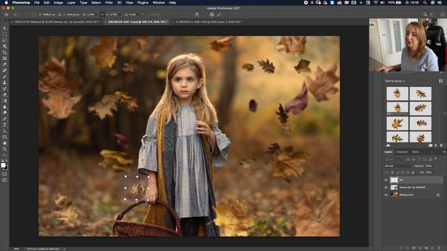 Photoshop trick: Adding Autumn Leaves смотреть онлайн