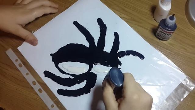 Паук витражными красками смотреть онлайн