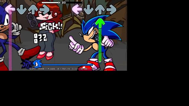 FNF Sonic Faker Gameplay