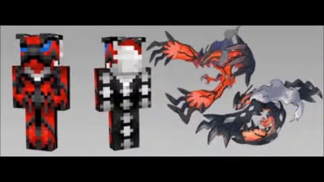 Legendary Pokemon Minecraft Skins смотреть онлайн