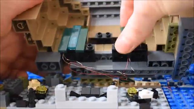 How to install lamps _ Lego Slytherin common room _ Harry Potter смотреть онлайн