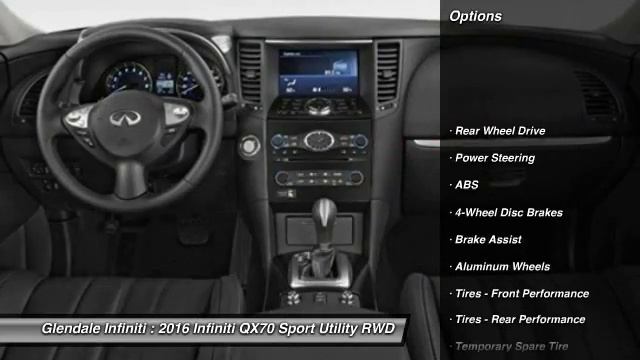 2016 Infiniti QX70 G22672 смотреть онлайн