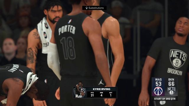 Brooklyn Nets v Washington Wizards | MyLeague, Season 2 | 14.4.24 | NBA 2K23 смотреть онлайн