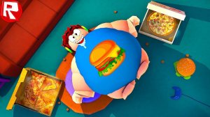 РОБЛОКС СИМУЛЯТОР ТОЛСТЯКА ЭТО САМЫЙ ТОЛСТЫЙ ЗЛОЙ ИГРОК В ROBLOX ВИДЕО ИГРА КАК МАЙНКРАФТ ДЛЯ ДЕТЕЙ
