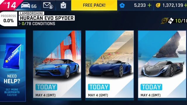 ASPHALT 9 | HURACÁN STARAWAY EVENT ALL REQUIREMENTS | смотреть онлайн