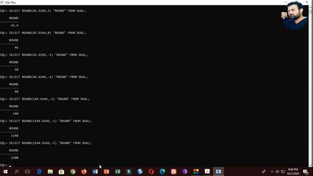 Numeric Functions ROUND TRUNC MOD | round() trunc() and mod() functions | number functions in oracl смотреть онлайн