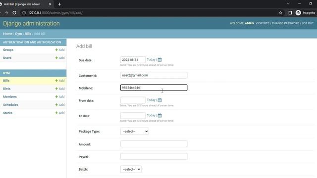 GYM Management System [Django Python] смотреть онлайн