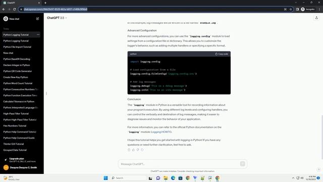 import logging in python means смотреть онлайн