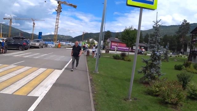 путешествие на mitsubishi делика,алтай,байкал,катаемся на канатной дороге в манжероке. смотреть онлайн