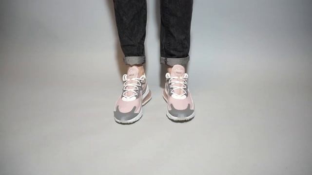 Nike Air Max 270 React Plum Chalk CI3899-500 on feet смотреть онлайн