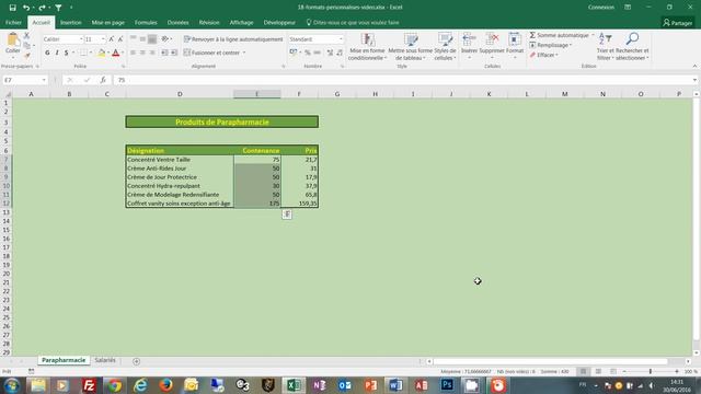 Didacticiel Excel pour apprendre à créer des formats numériques смотреть онлайн