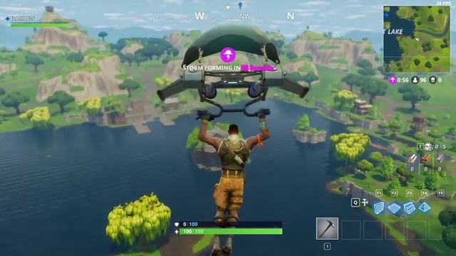 First fortnite BATTLE ROYALE LIVE STREM !! :) смотреть онлайн