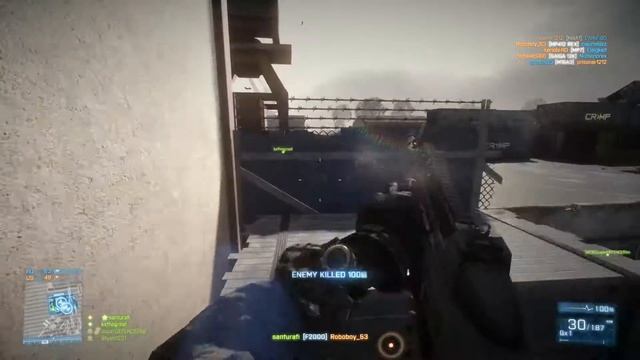 Nvidia GTX 960 running Battlefield 3(recorded using OBS) смотреть онлайн