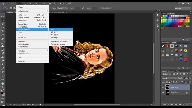 Photoshop oil painting (Photoshop painting Without Oil Filter) Step by Step Tutorial 2020 смотреть онлайн