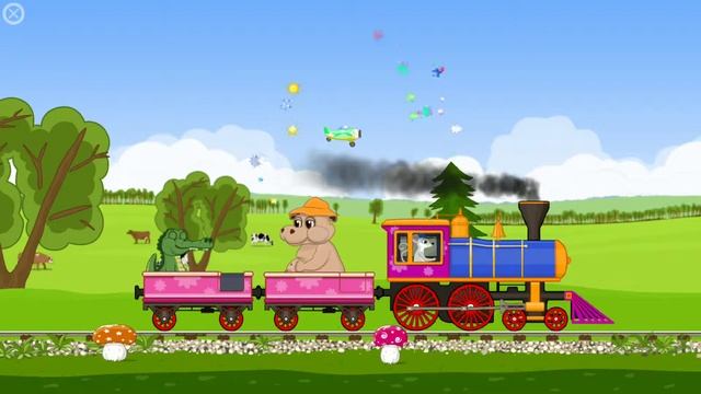 Magic train for animals. Волшебный поезд для животных. смотреть онлайн