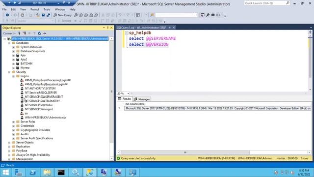 SQL DBA BATCH 44 Class 29 Security Discussion Part 1 смотреть онлайн