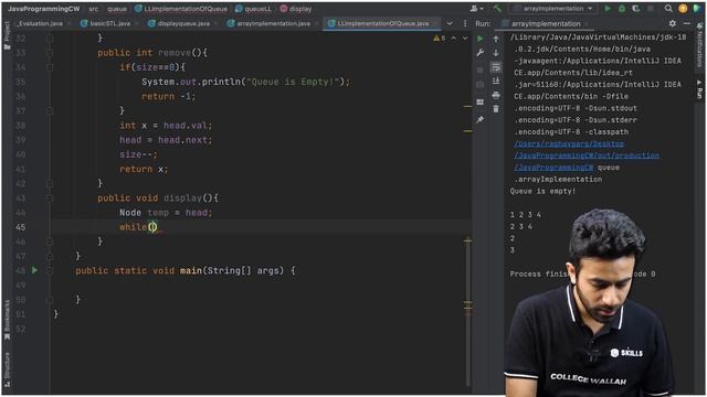 Queues - Basic, STL and Implementation | Lecture 57 | Java and DSA Course смотреть онлайн