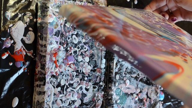 Правильный Fluid ART/ Интерьерная Картина жидким акрилом. смотреть онлайн