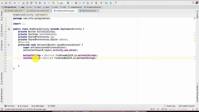Android & Java : Shared Preferences - Login Ekranı Uygulaması смотреть онлайн