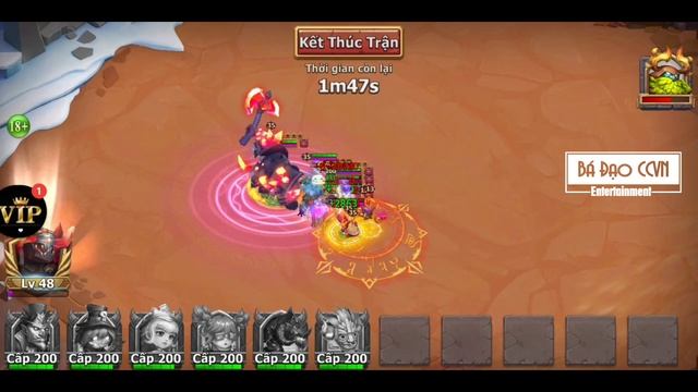 Castle Clash New Oracle Warden Lv70 | Team Ếch Bá Đạo| Thách Đấu 1 Hộ Vệ | смотреть онлайн