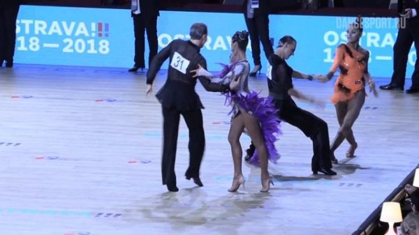 Andrey Gusev - Vera Bondareva RUS | Jive | WDSF World Championship Latin 2018 | DanceSport.Ru