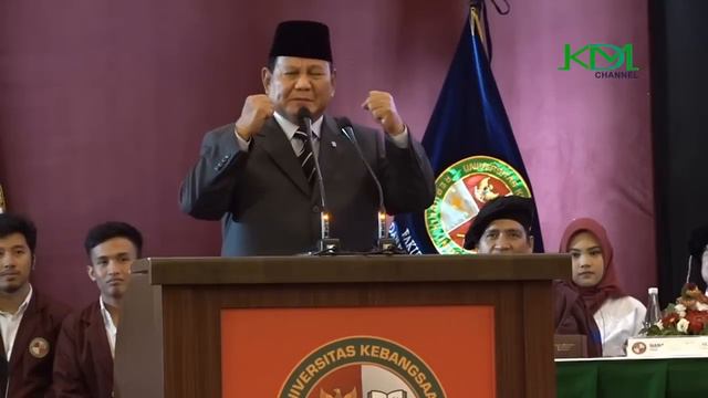 SPIRIT PAK PRABOWO BICARA KEMANDIRIAN BANGSA | DI DEPAN WISUDA UKRI BANDUNG смотреть онлайн