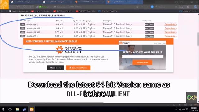 How to Fix Missing Dll Files Error For Games on Windows 10 [Works Legit] [HD] смотреть онлайн