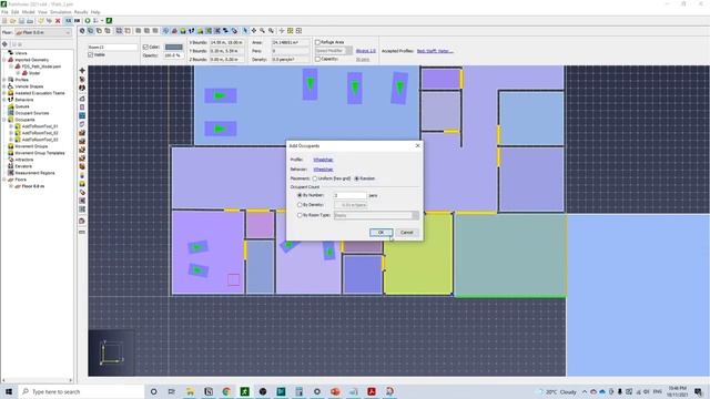 Simple Hospital Evacuation Model in Pathfinder смотреть онлайн