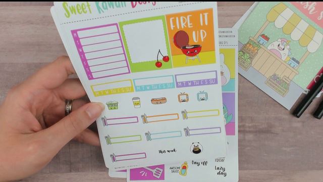 Sweet Kawaii Design Sticker Kit Haul смотреть онлайн