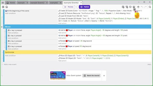 Online Multiplayer Extension + WithThreeJS 3D Extension [#GDevelop]