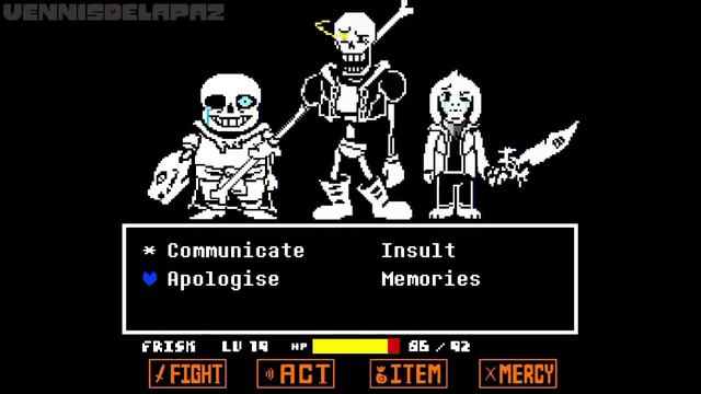 Undertale: Disbelief Trio | Phase 1 | Full Animation