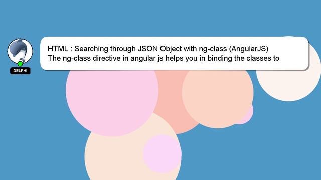 HTML : Searching through JSON Object with ng-class (AngularJS) смотреть онлайн