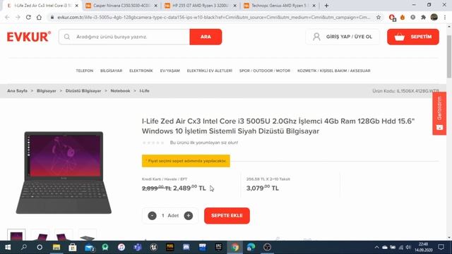 Laptop Tavsiyeleri-Uygun fiyatlı-Eylül 2020(14/09/2020) смотреть онлайн