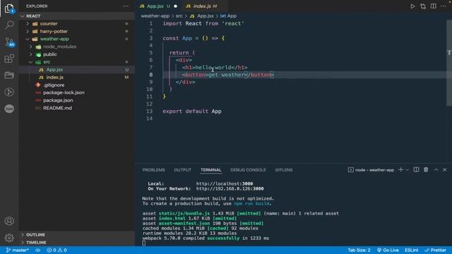 React Урок №4. Weather app смотреть онлайн