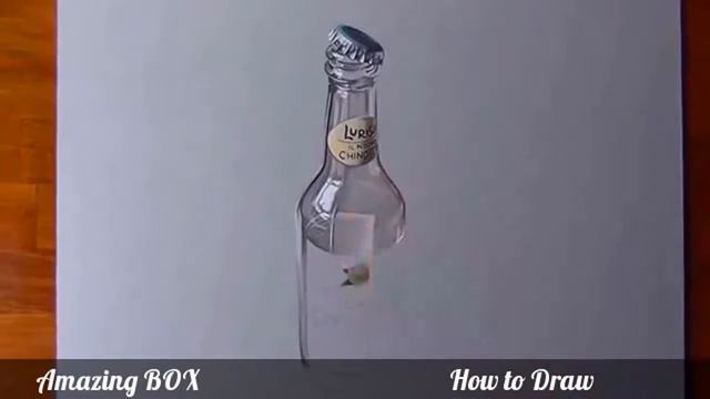 How TO Draw - an empty bottle of Chinotto - Amazing Drawing 2016 HD смотреть онлайн