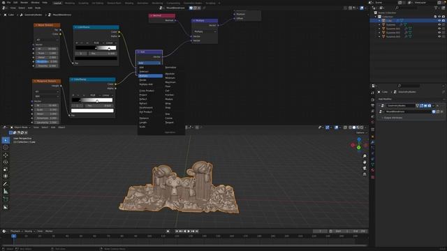 LIVENODING Procedural Mount Blendmore Using Geometry Nodes смотреть онлайн