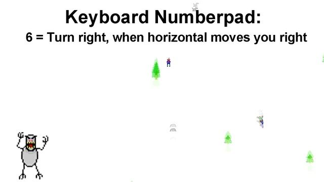 SkiFree Controls NumberPad смотреть онлайн