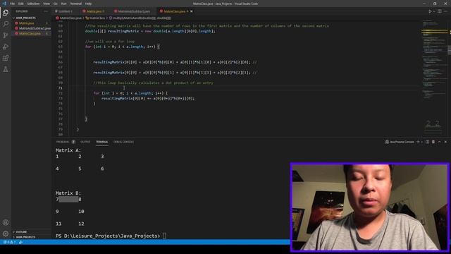 Coding ASMR Lo-fi | coding a matrix multiplication program in Java смотреть онлайн