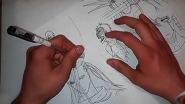 Как рисовать аниме #4 "Блич". смотреть онлайн