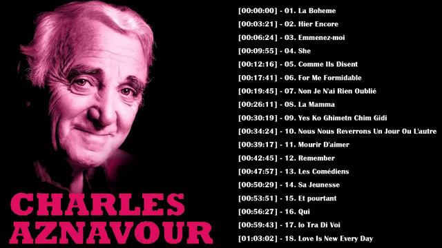 Charles Aznavour Greatest Hits Full Album 2023 - The Very Best Of Charles Aznavour 🎶 смотреть онлайн