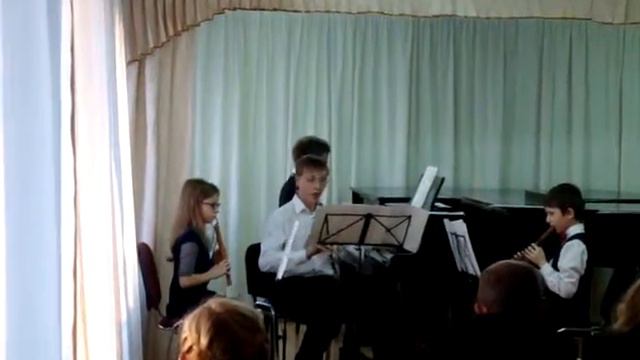 ансамбль гобой и 2 блок-флейты смотреть онлайн